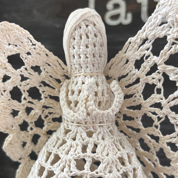 Handcrafted Crochet Angel Figurine - Picture 4 of 7